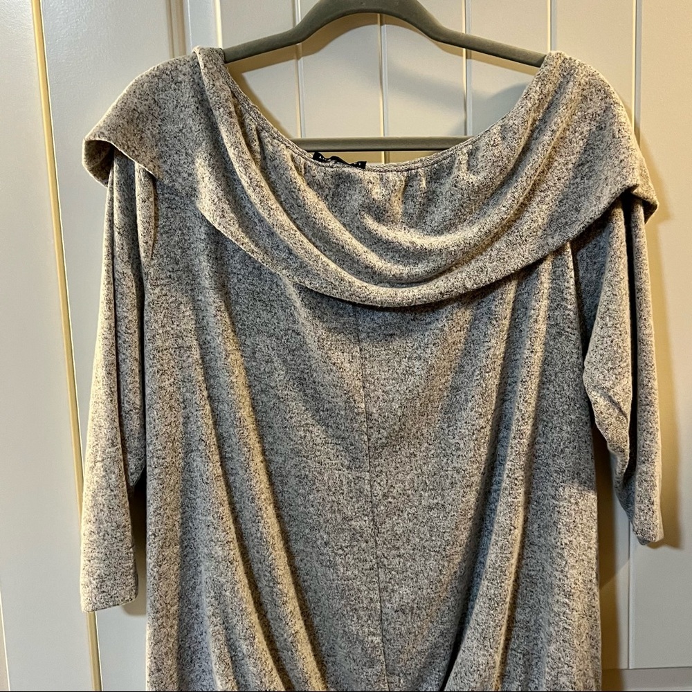 NWT Lane Bryant Off Shoulder 3/4 sleeve sweater. Size 18/20